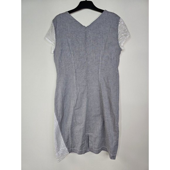 Elisa Cavaletti Patchwork Lace Fitted Dress women's size S Daniela Dallavalle - Picture 10 of 16